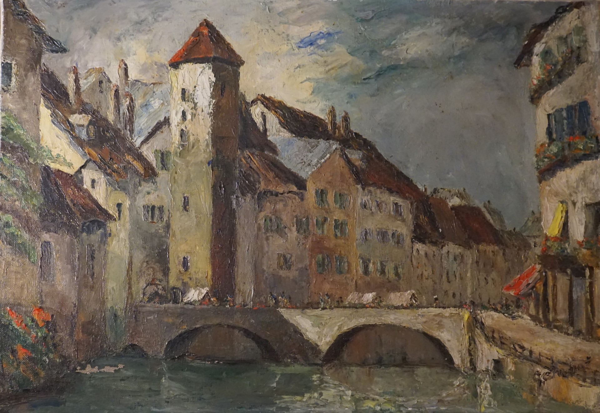 Vue d'Annecy par GEHENOT, vers 1960