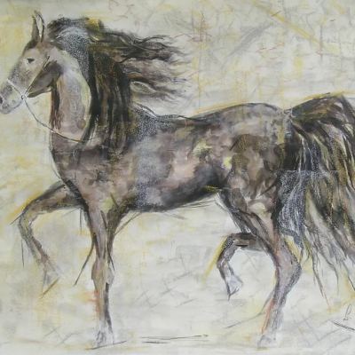 Cheval d'encre