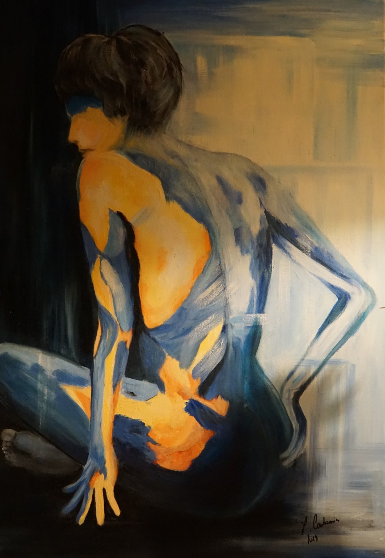 Nu bleu