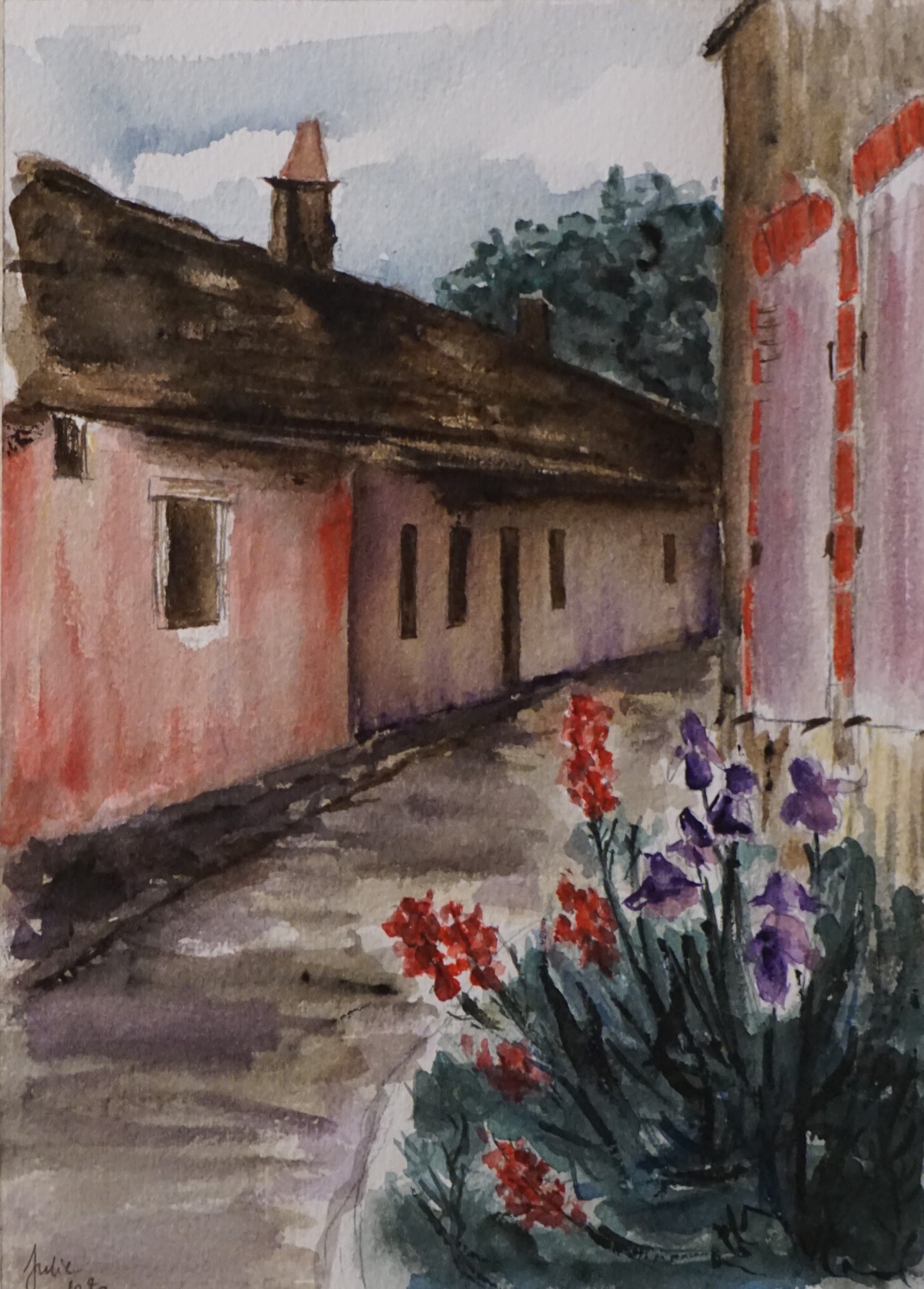 Ruelle rose