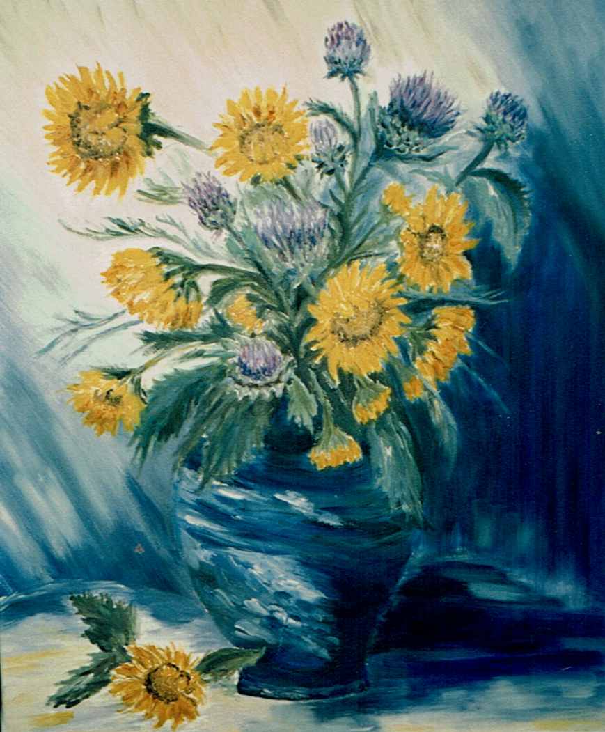 Tournesols et chardons
